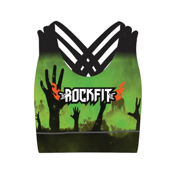 Zombie Sports Bra Top (green)