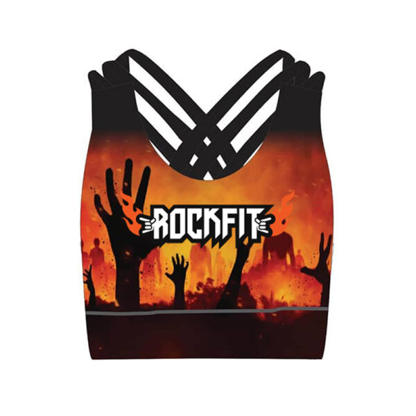 Zombie Sports Bra Top (orange)
