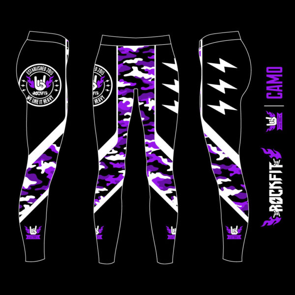 Purple Army Camo Leggings