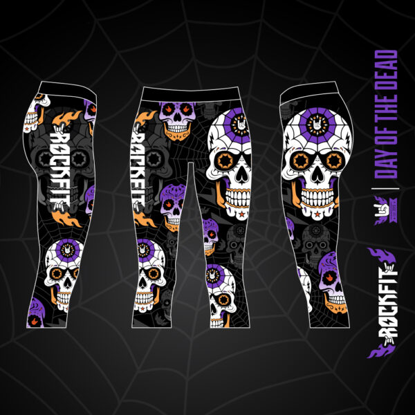 Day of the Dead Leggings - Image 2